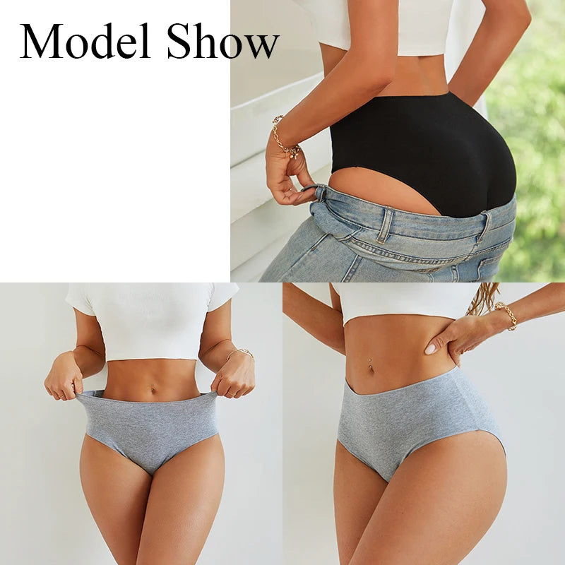Lot de 4 culottes coton sans couture