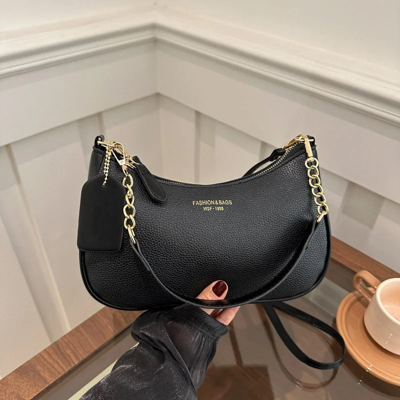 Sac Croissant Bandoulière Femme – Demi-Lune Tendance