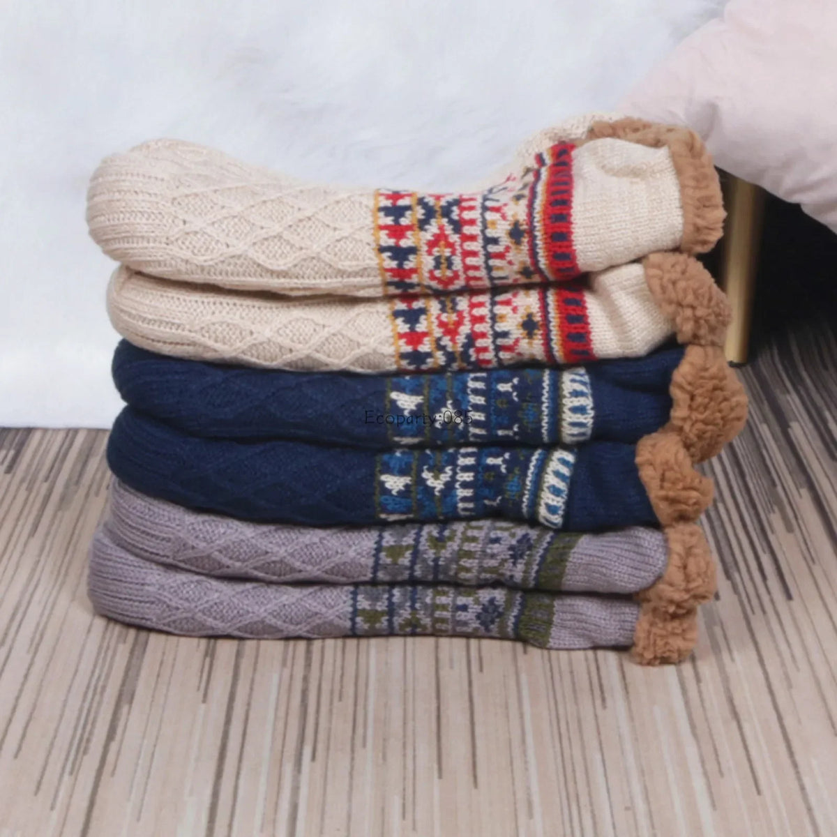 Chaussettes chaussons cocooning