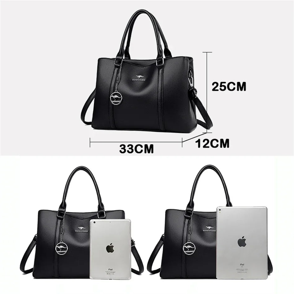 Sac structuré vintage en microfibre premium