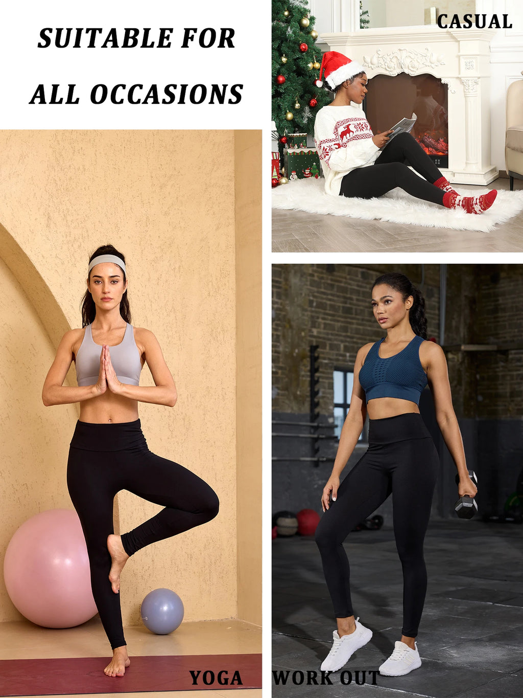 Legging polaire opaque — taille haute ultra chaud