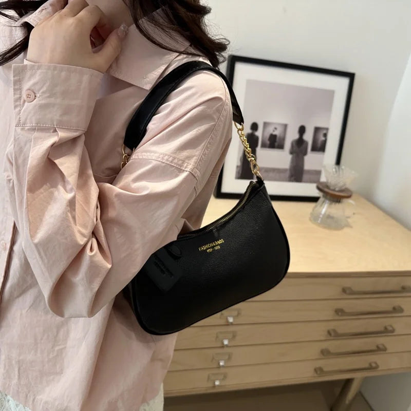 Sac Croissant Bandoulière Femme – Demi-Lune Tendance