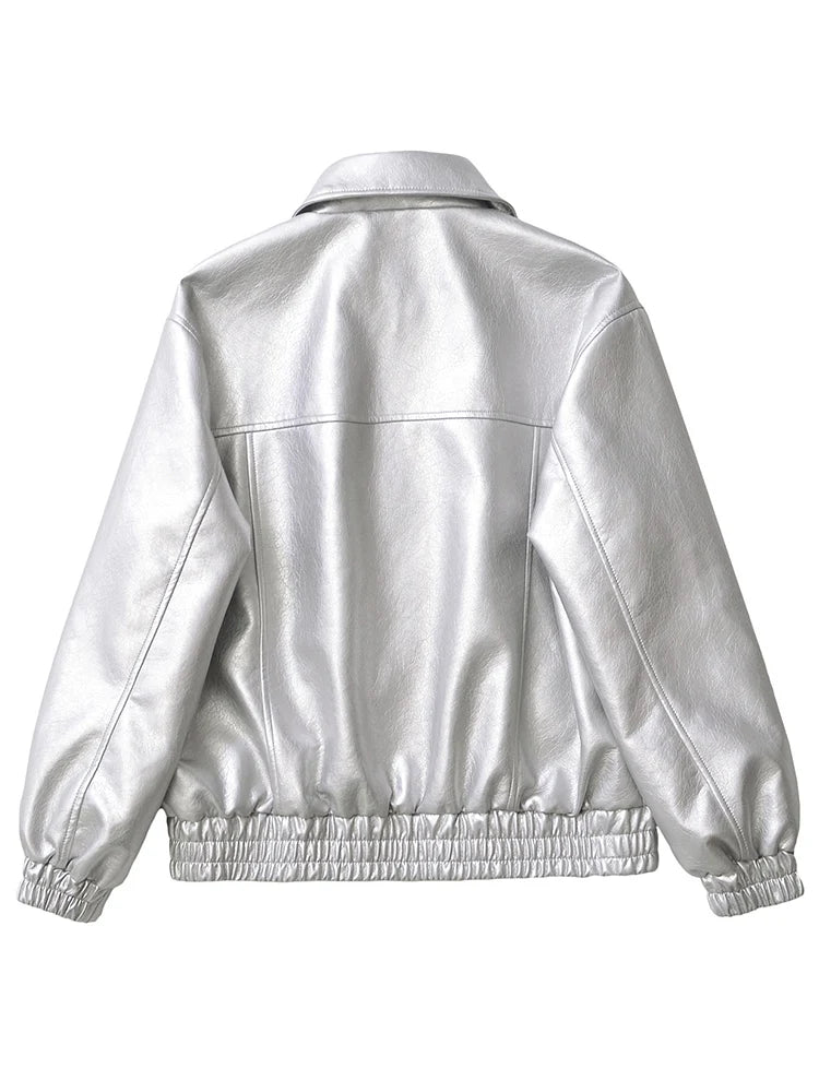 Perfecto vintage ample en simili cuir premium