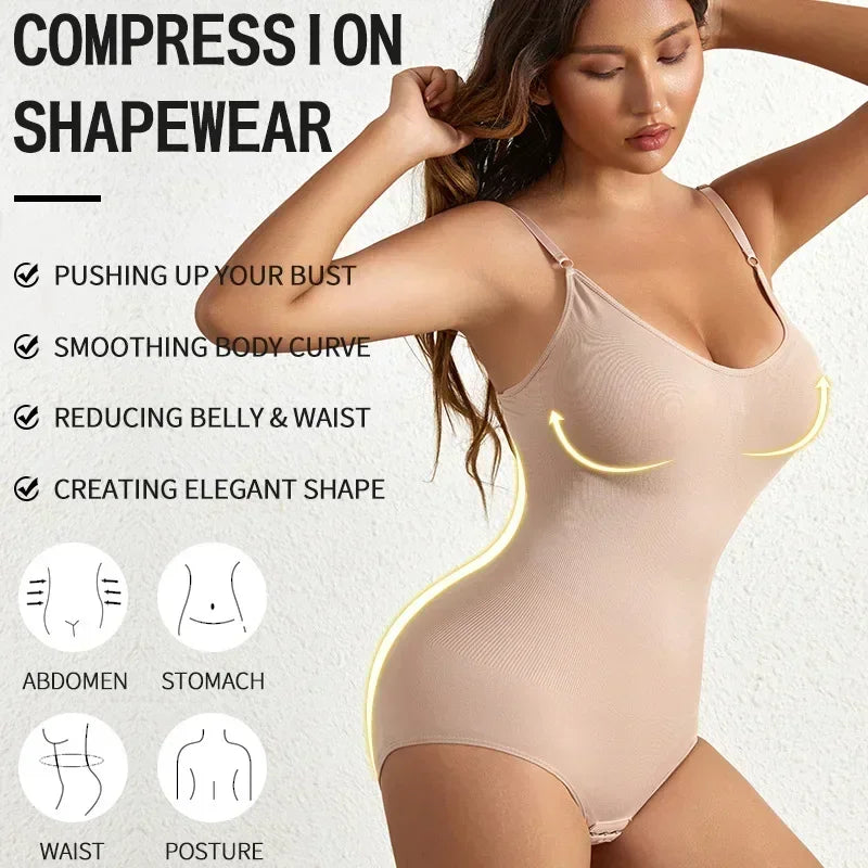Body sculptant sans couture — ventre plat