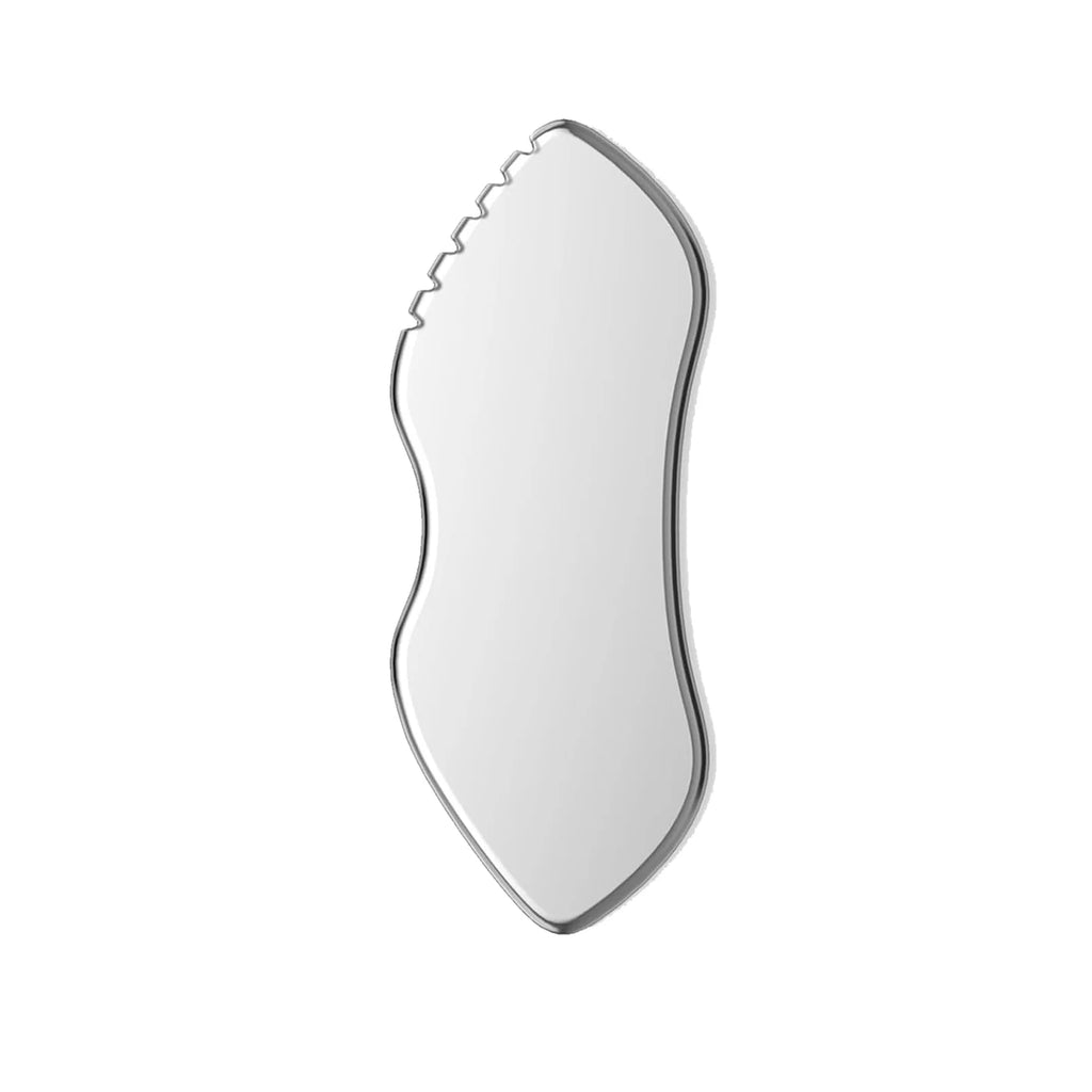 Kit gua sha & rouleau facial en acier inoxydable