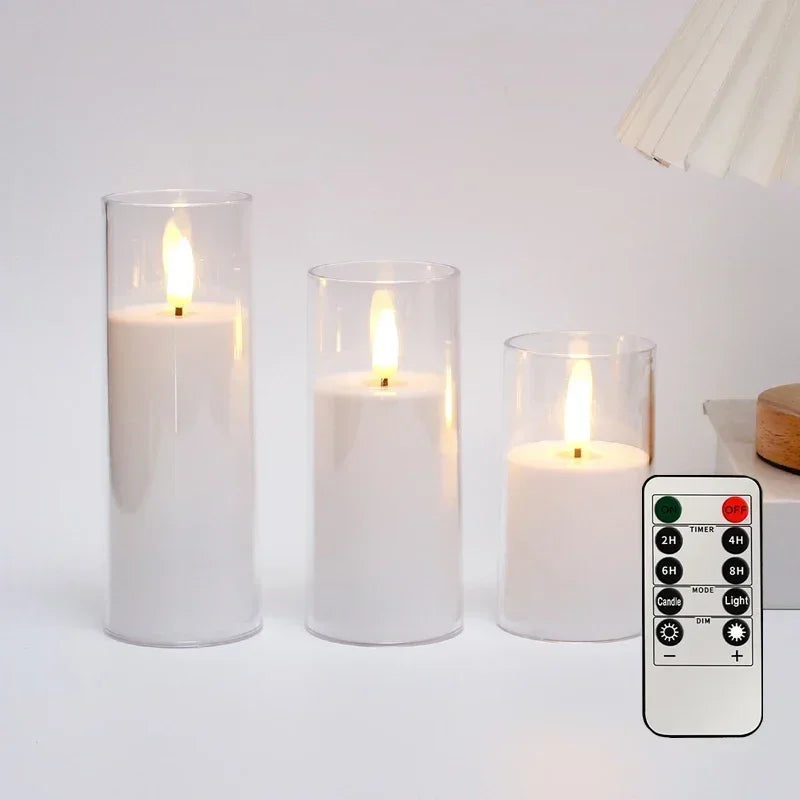Bougies LED avec télécommande