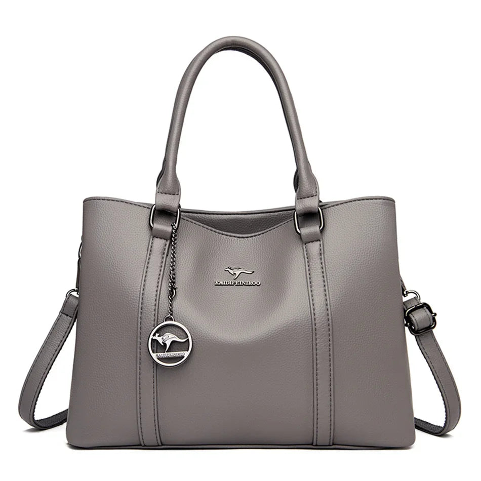 Sac structuré vintage en microfibre premium