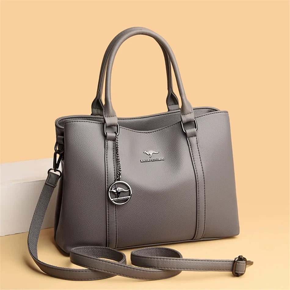 Sac structuré vintage en microfibre premium