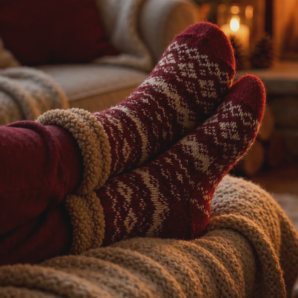 Chaussettes-Chaussons Pilou Pilou – Douceur, Chaleur & Antidérapant